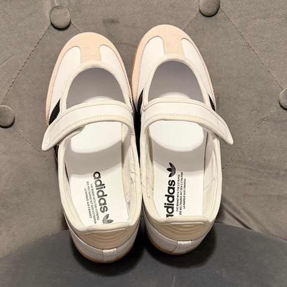 adidas Samba Mary Jane Sneakers in White, Black and Gum NWOB - Picture 6 of 10